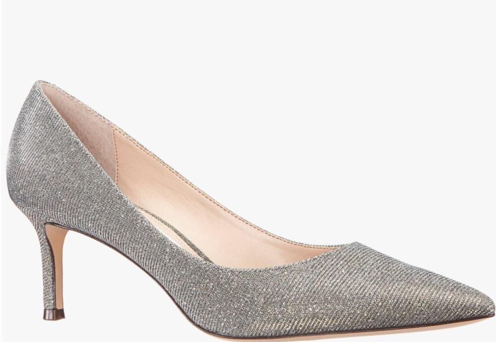 Nina 60 Jeweled Pumps 9 NWOT Heels Silver Glam Cocktail Wedding Shower